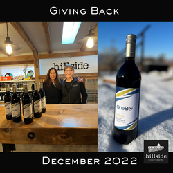 Hillside Winery Giving Back