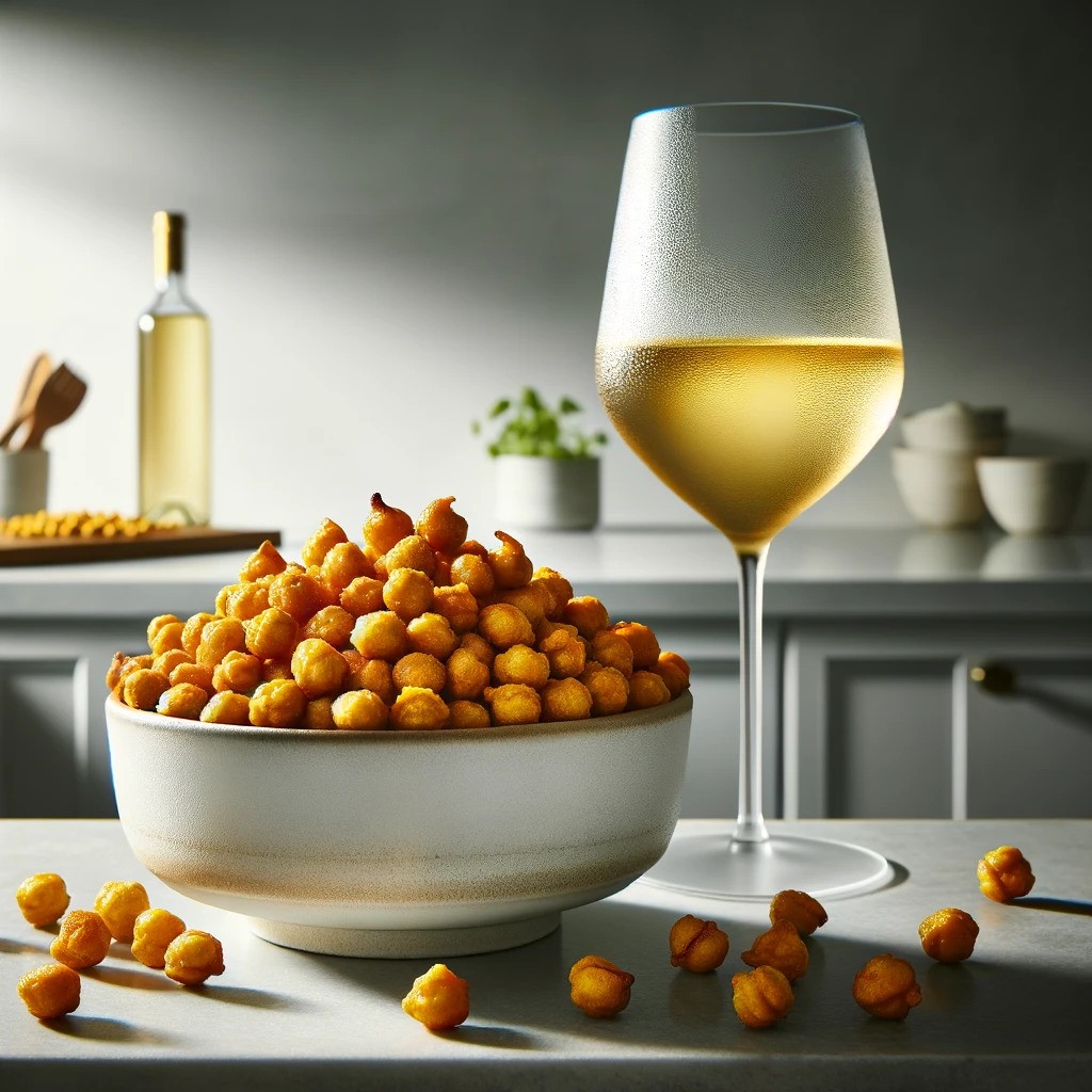A picture of the recipe Crispy Turmeric Roasted Chickpeas