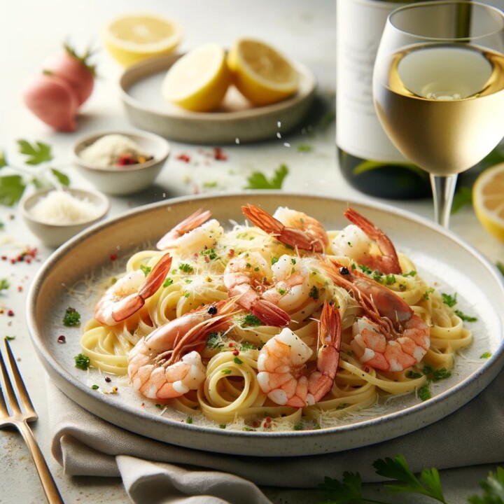 Shrimp Scampi with House Made Pasta